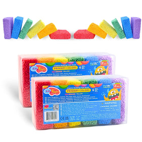 LYRK Collections Silly Foam beads in 6 colors for creative, mess-free crafting