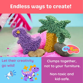 LYRK Silly Foam remains pliable and non-drying for weeks of reuse