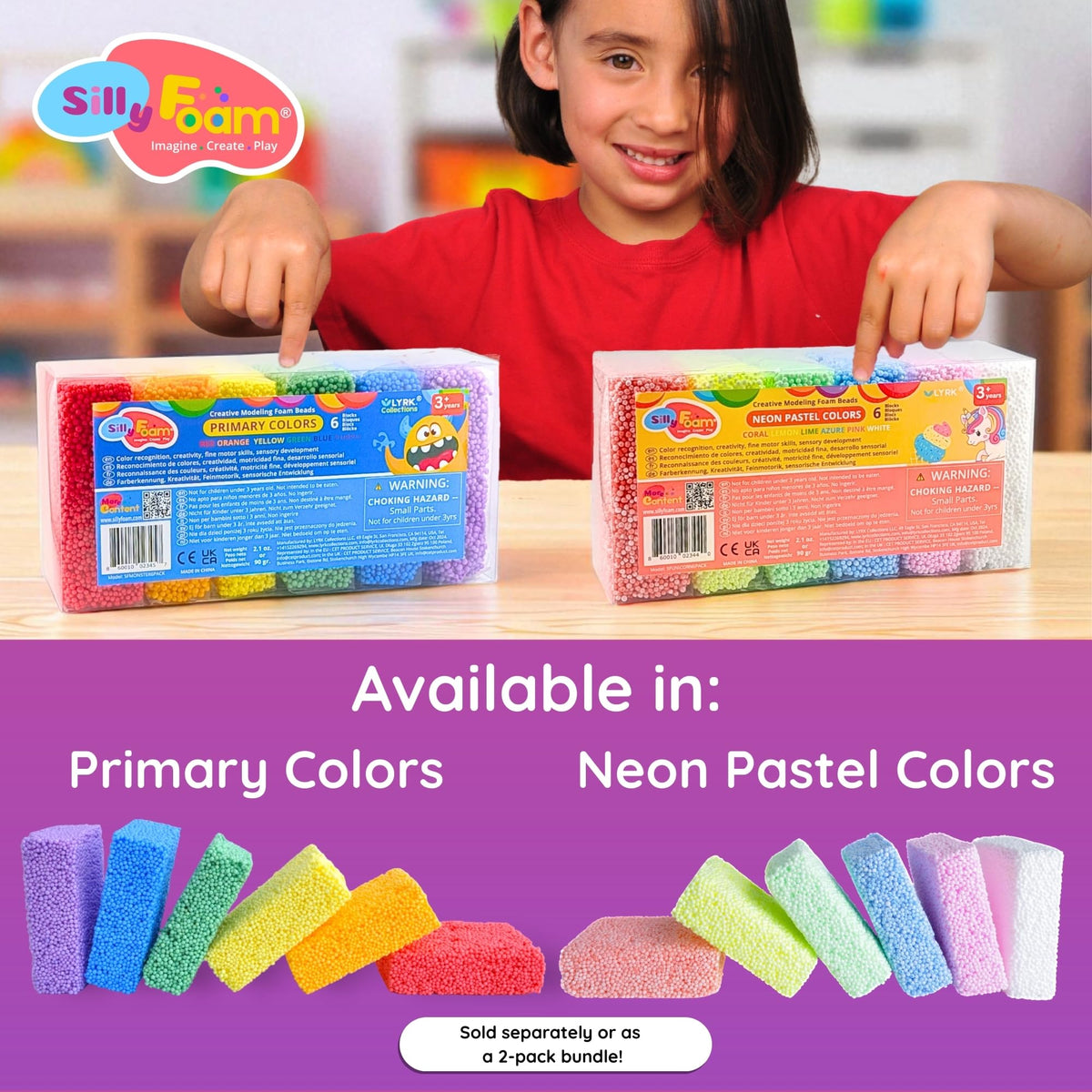 Six vibrant colors spark storytelling and color-mixing experiments with preschoolers
