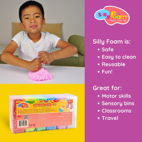 LYRK Silly Foam Beads travel-friendly kit for car trips and waiting rooms