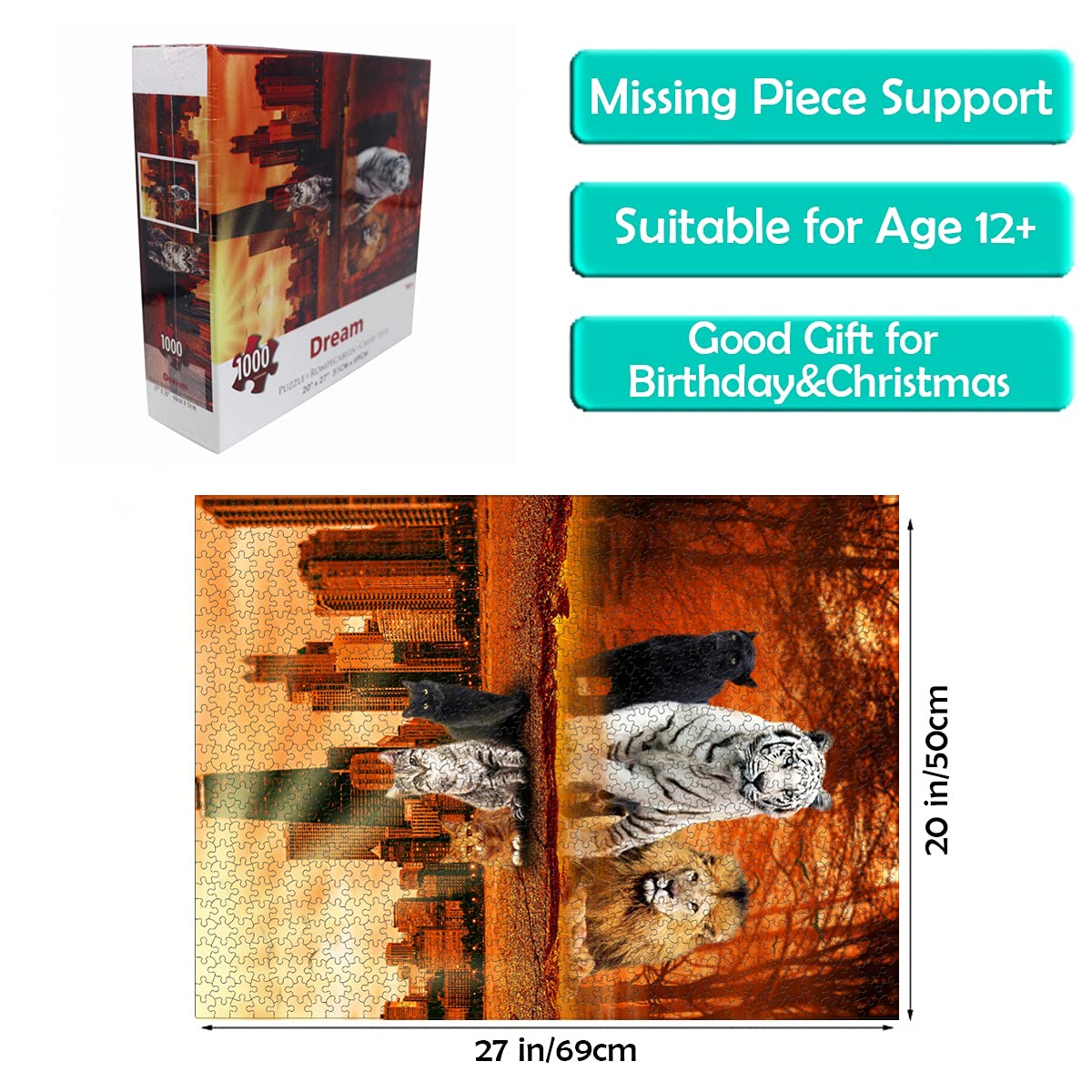 Lzbabyily durable cardboard puzzle resists wear during extended solving sessions.