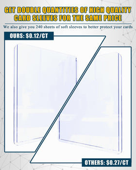Lzerking soft clear sleeve 90x65mm for standard cards