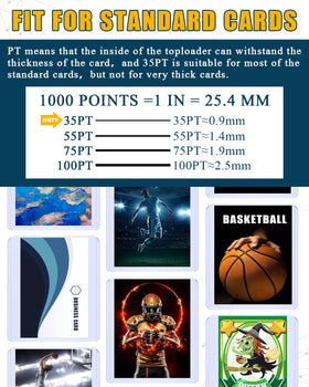 Lzerking soft sleeves protect 240 cards with clear visibility