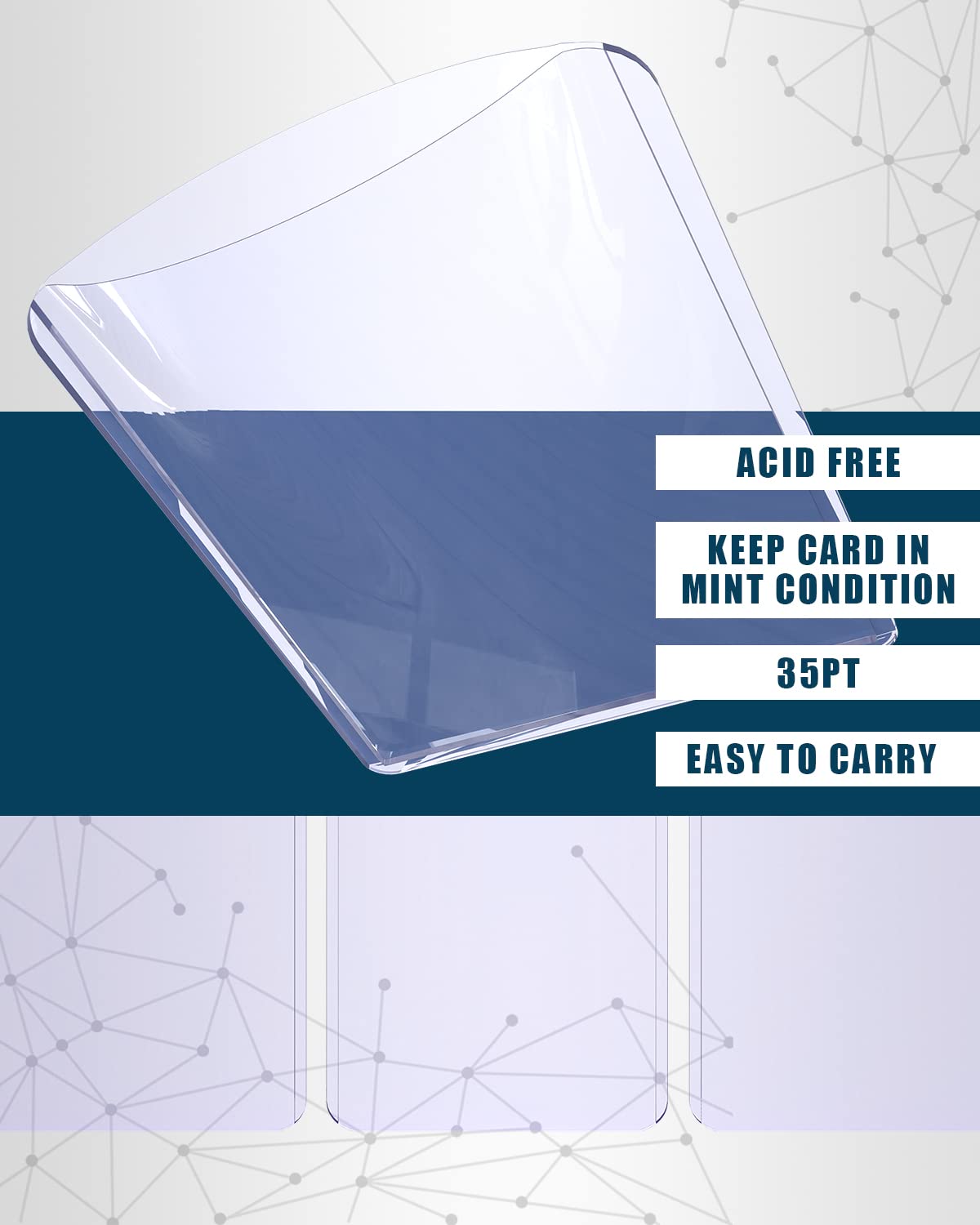 Lzerking top-loader shields cards from water and dust