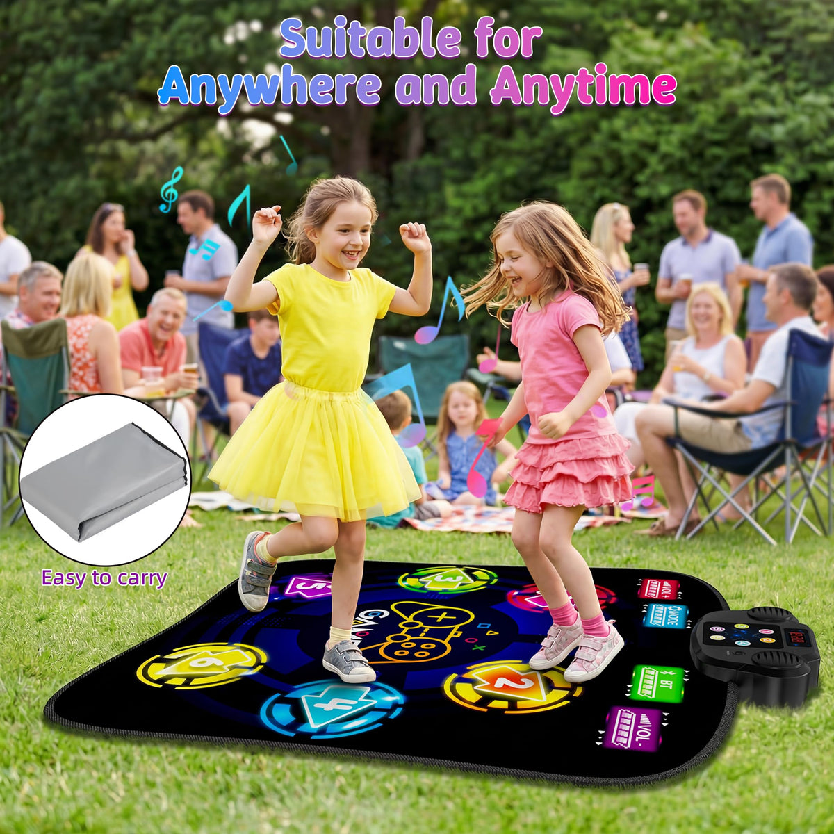 LZFYMXOK Dance Mat dimensions show wide play space
