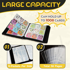 LZSIG 56 removable sleeves inside for up to 1008 cards.