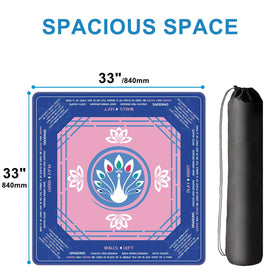Carry bag included with LZSIG Mahjong Mat for easy travel and storage
