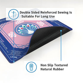 Non-slip base on LZSIG Mahjong Mat keeps mat stable during play
