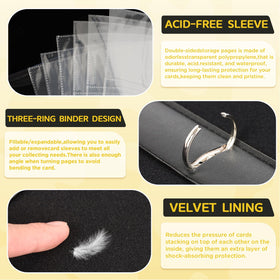 Smooth zipper on the LZSIG binder ensures secure storage during transport.