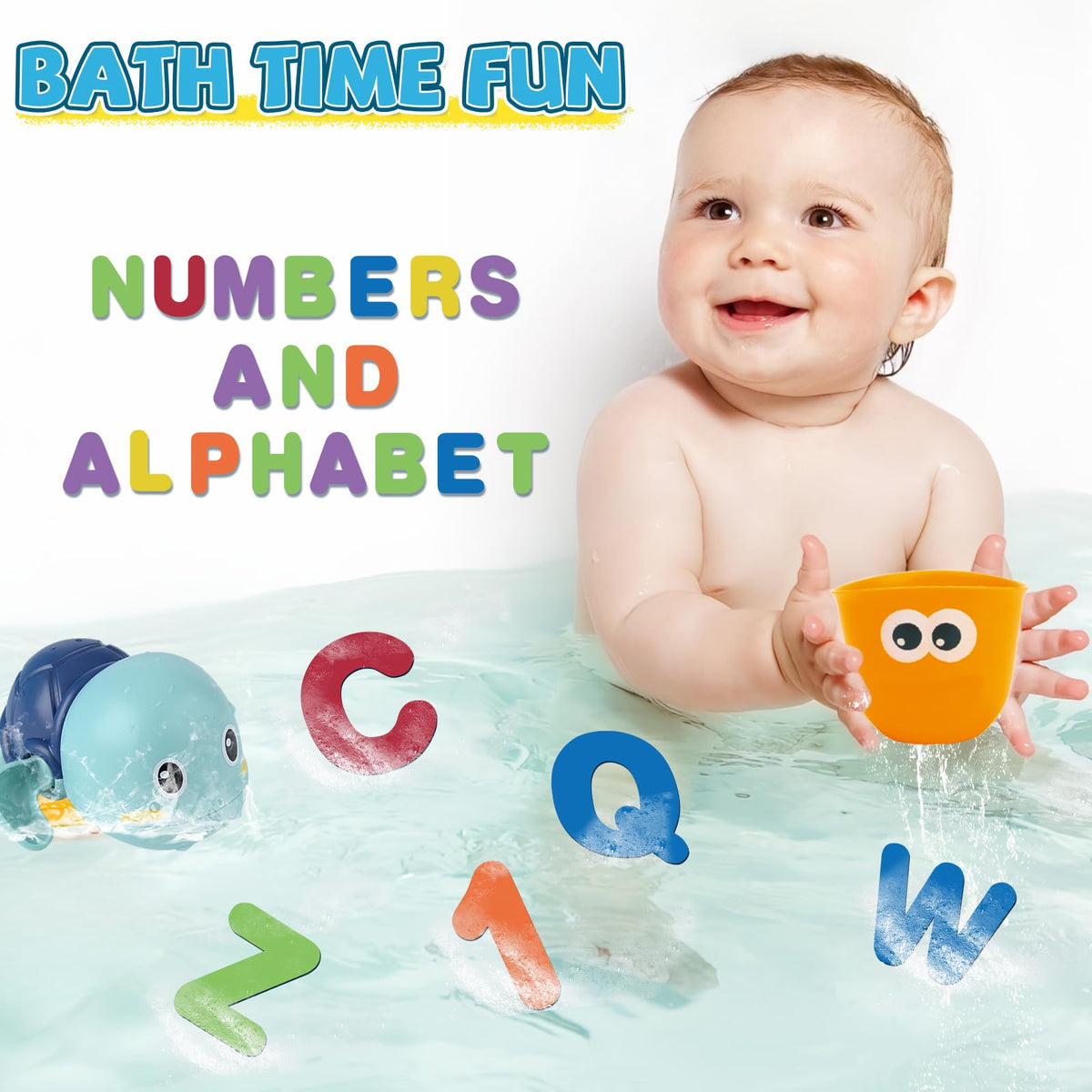 LZZAPJ bath toy organizer with strong suction cups for quick storage after baths.