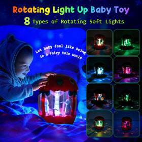 M SANMERSEN bright lights and music capture baby’s attention during play