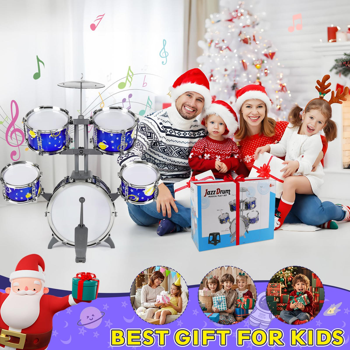 M SANMERSEN Gift idea for holidays or birthdays for little musicians