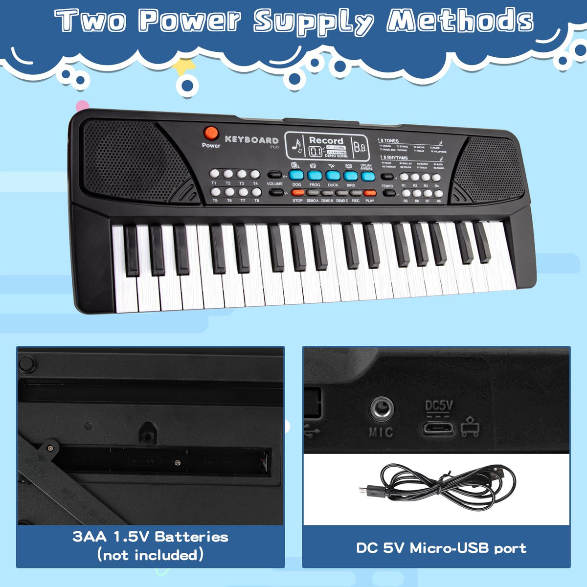 Learning features like demonstrations and tempo control encourage exploration