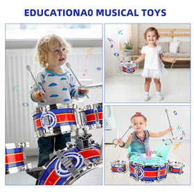 M SANMERSEN assembled drum set ready for home play