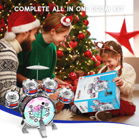 M SANMERSEN gift-ready drum set suits birthdays or holidays