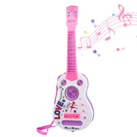 M SANMERSEN kids guitar with LED light sparks early musical curiosity.