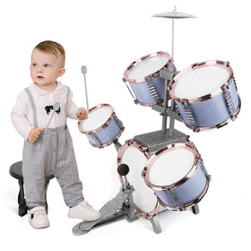 M SANMERSEN Drum set cymbal detail for responsive play