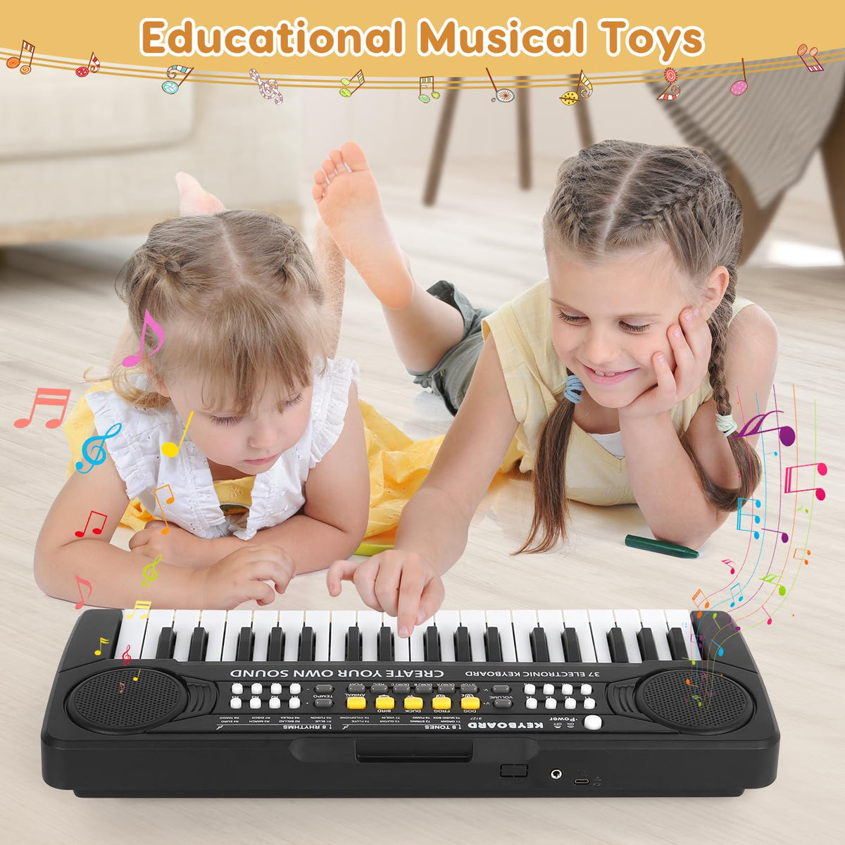 Eco-friendly ABS material with smooth edges for safe play.