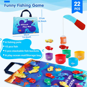 M SANMERSEN machine-washable fish pieces resist stains for quick washing.