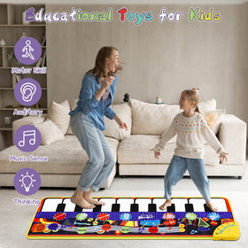 Soft non-woven surface provides gentle touch for toddlers