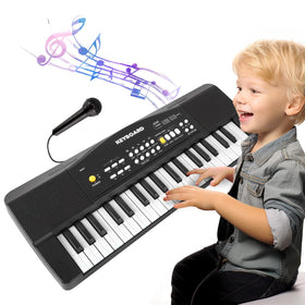 M SANMERSEN toy piano keyboard dual speakers for richer sound during practice