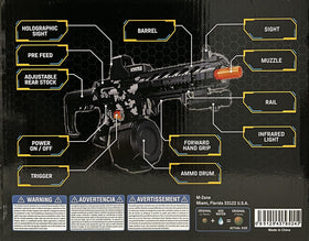 M-Zone HyperBlasters M4 Wasp planet-friendly beads reduce staining during games.