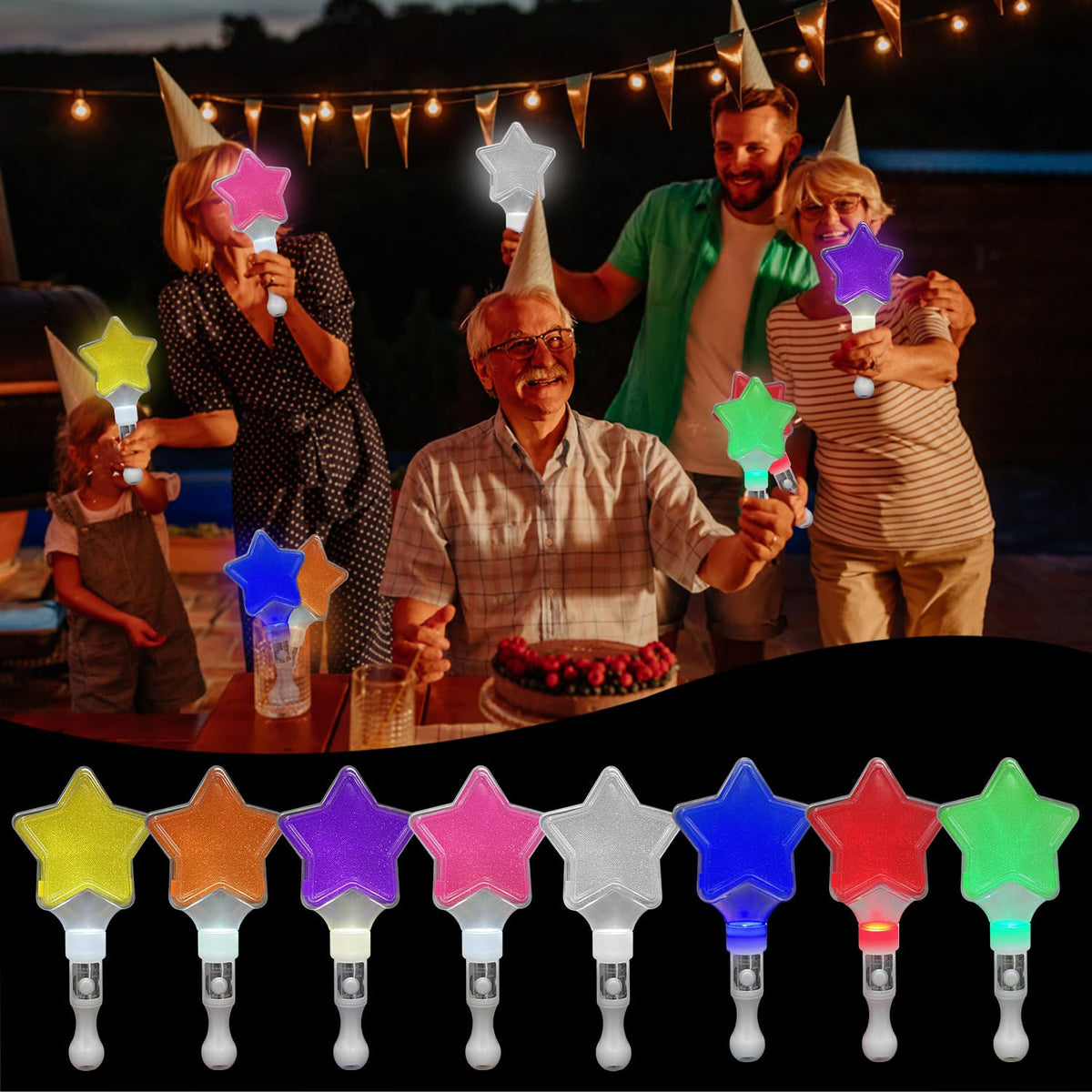 M.best glow sticks in plastic shell with battery power for easy use