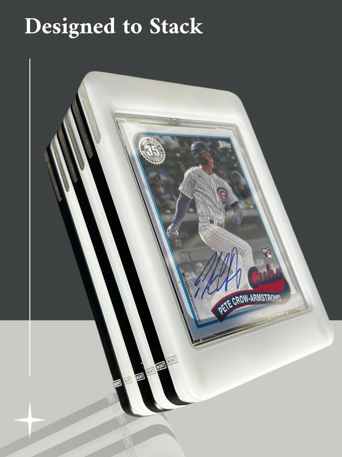 M1NT Sports Card Hobby Case 35pt multi-layer construction shields cards from scratches