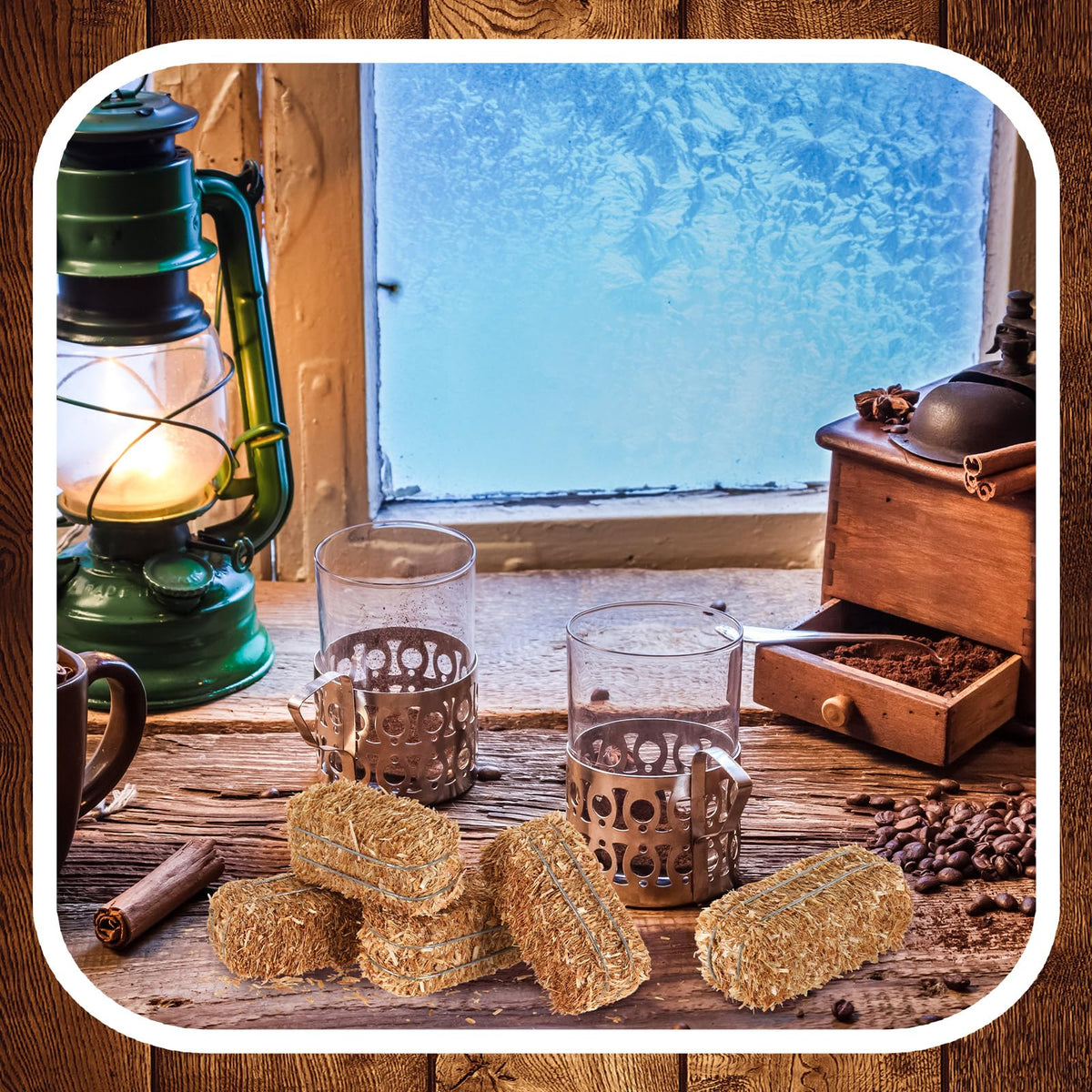 Maasechs hay bales for DIY projects and small-scale farm dioramas