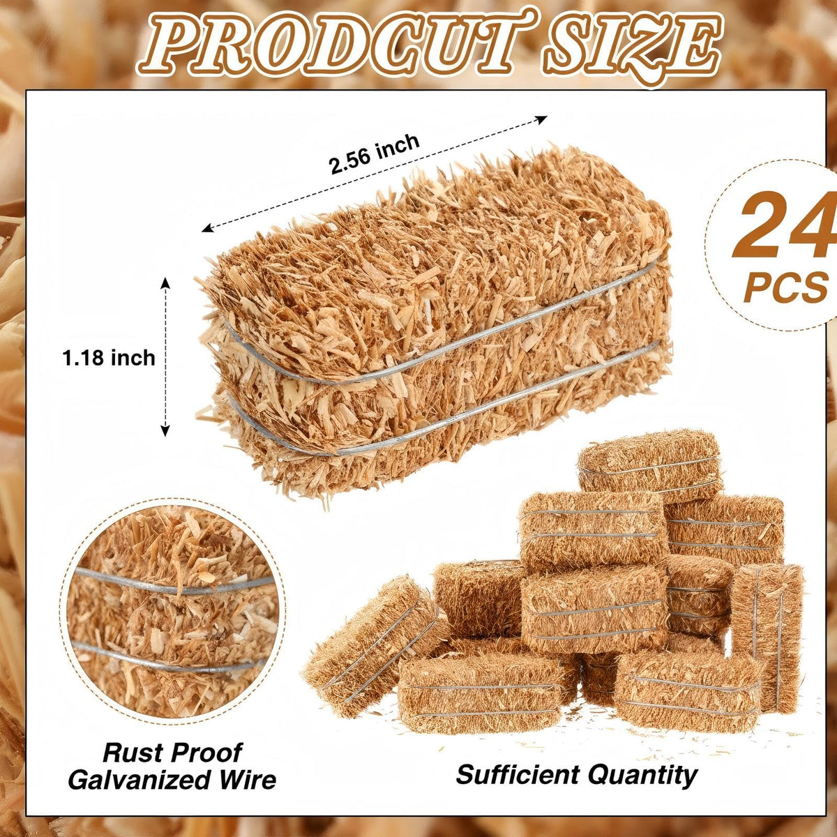 Maasechs hay bale close-up showing textured straw for realism
