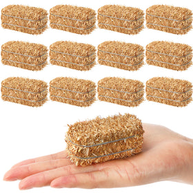 Maasechs mini hay bale pack for rustic centerpieces and crafts