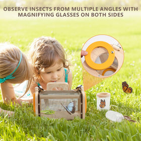 Macabaka magnifying glass revealing tiny insect details