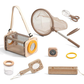 Macabaka Montessori wooden bug catcher kit for safe backyard exploration
