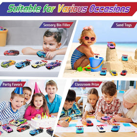 MACALOCA color-changing cars great for party favors and classroom prizes.