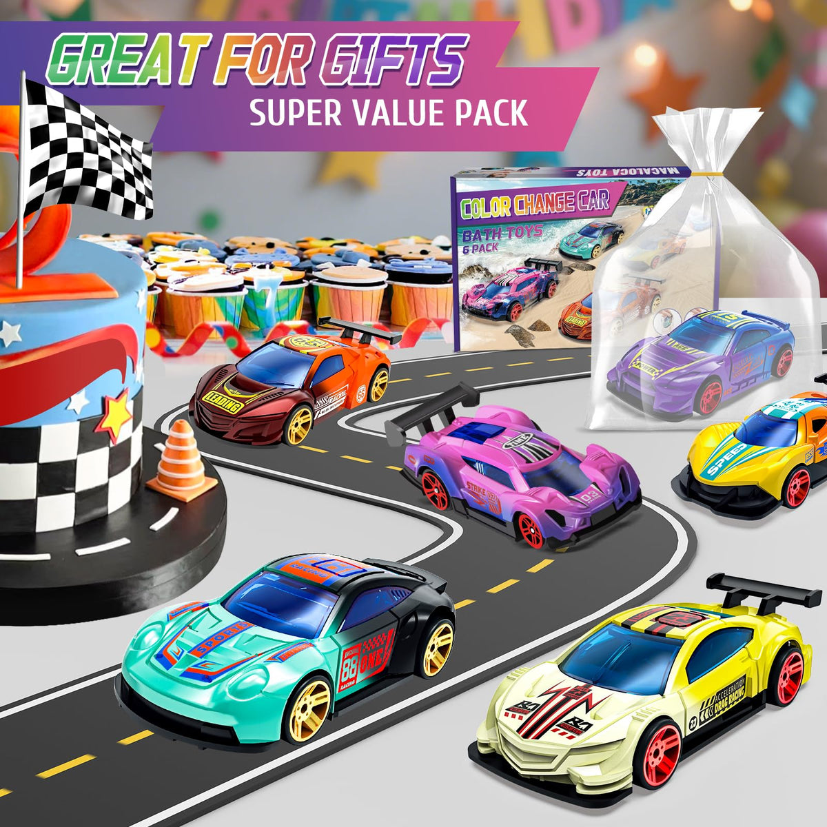 MACALOCA pool toys invite color-change play at pool parties and summer fun.