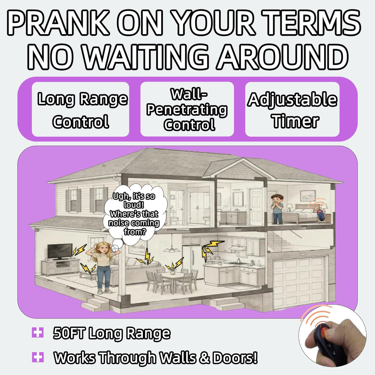 MacroTrek timer feature lets you schedule pranks in advance.