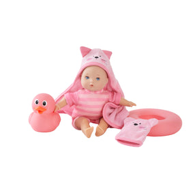 Madame Alexander Splash and Play Cuties pink doll ready for water play at bath or beach