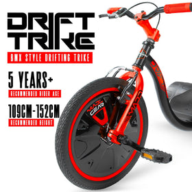 Madd Gear drift trike adjustable seat in five positions for kids