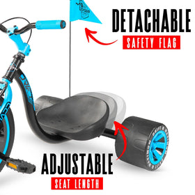 Madd Gear drift-trike safety flag boosts visibility for outdoor play
