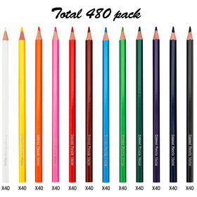 Madisi 12-color set provides vibrant hues for art projects.