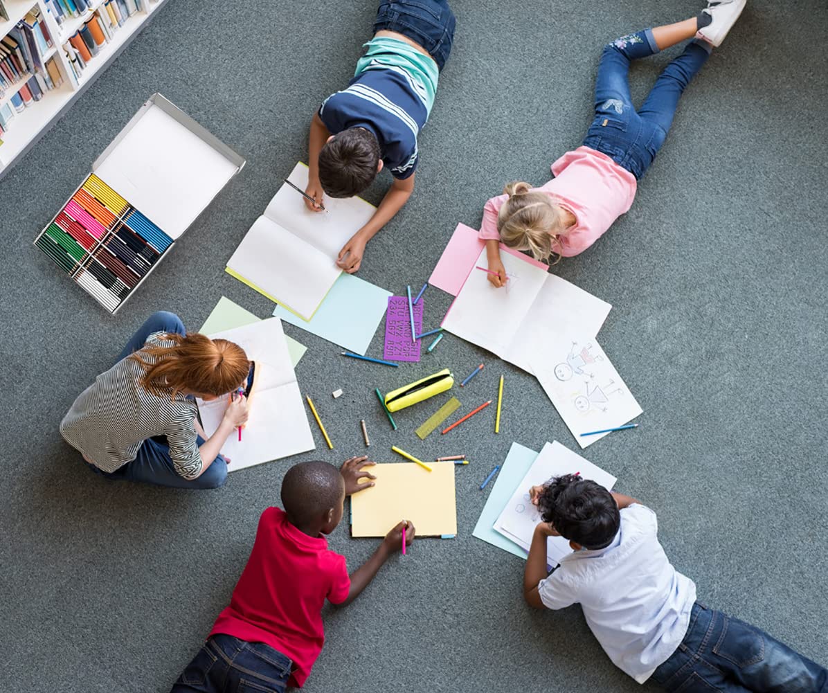 Madisi pencils support kids' creativity in books, signs, and labels.