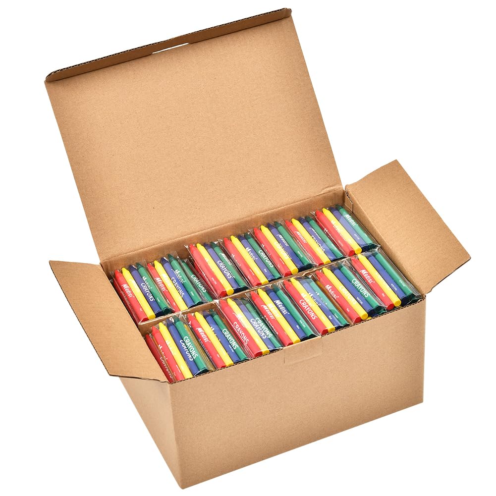 Madisi Crayons bulk pack 1000-count set ready for classroom use