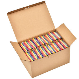 Madisi crayons bulk pack in a sturdy box for classroom storage and quick setup.