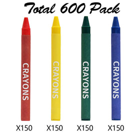 Madisi Crayons with individual cellophane wrappers keep colors organized.