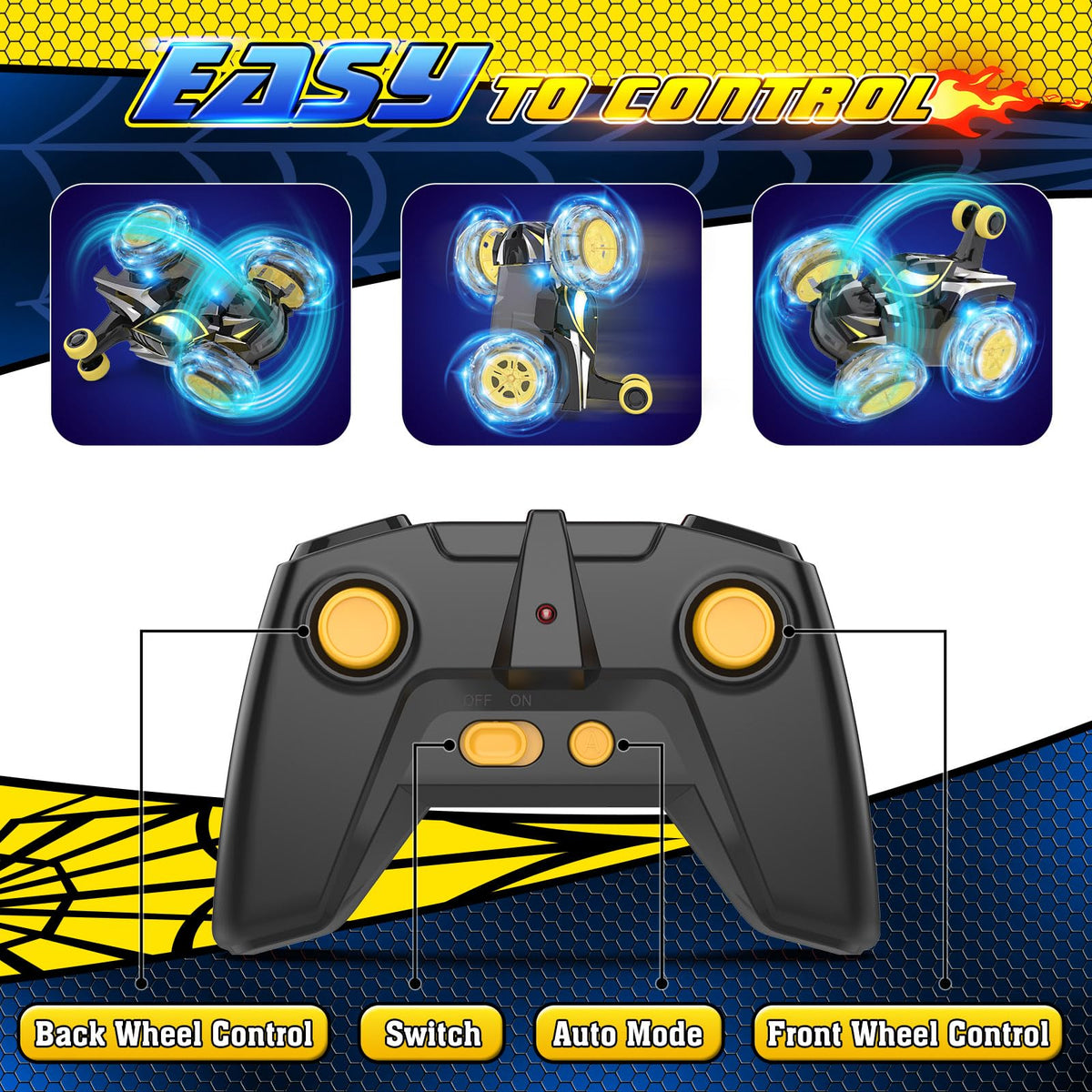 Mafbeanl LED wheel lights enhance night play and visibility
