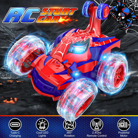 Mafbeanl RC car executing 360-degree flips during playtime