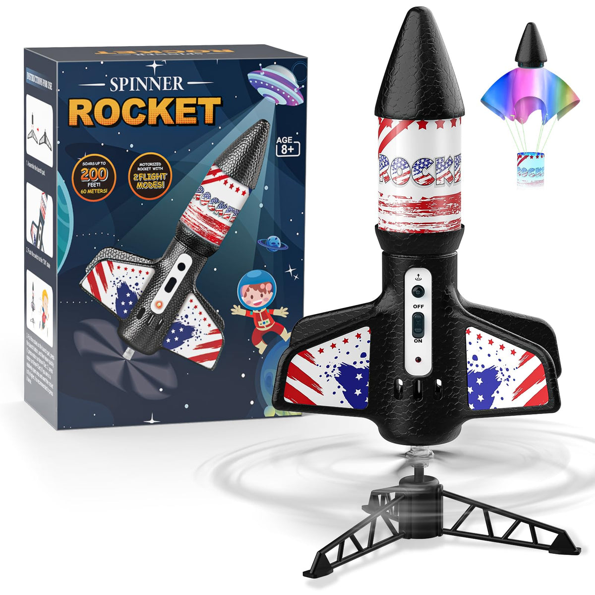 Mafbeanl rocket launcher for kids exterior view, built for outdoor play and durability.