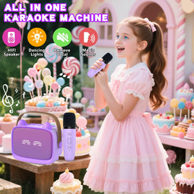 MgaoLo two wireless mics for duets and family karaoke moments
