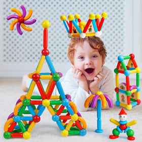 MAGBLOCK cartoon stickers and accessories spark imaginative play