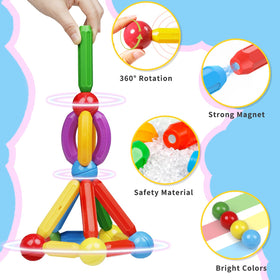 Colorful MAGBLOCK pieces spark creativity and color recognition
